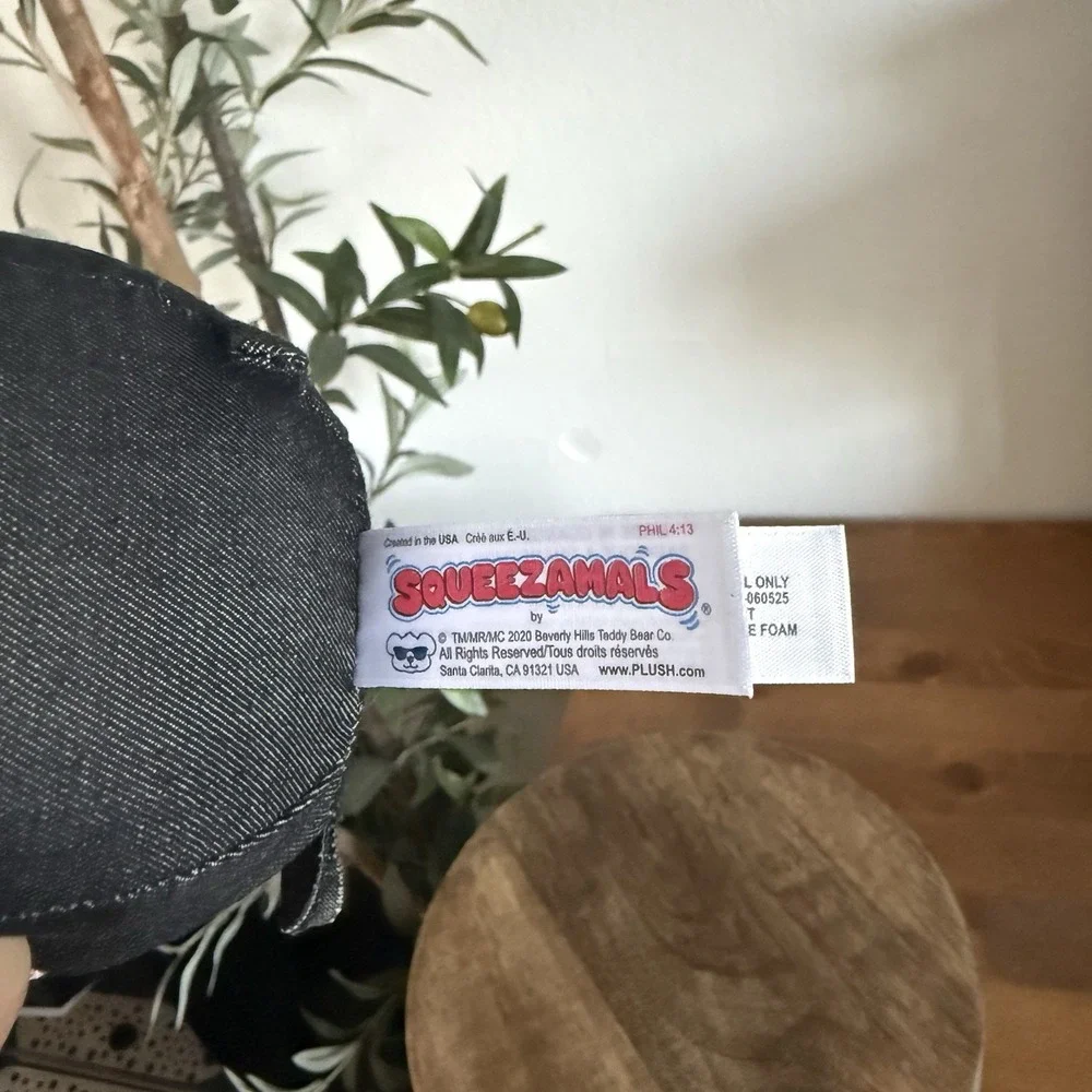 Squeezamals Series 3 Eddy Elephant Plush 3.5